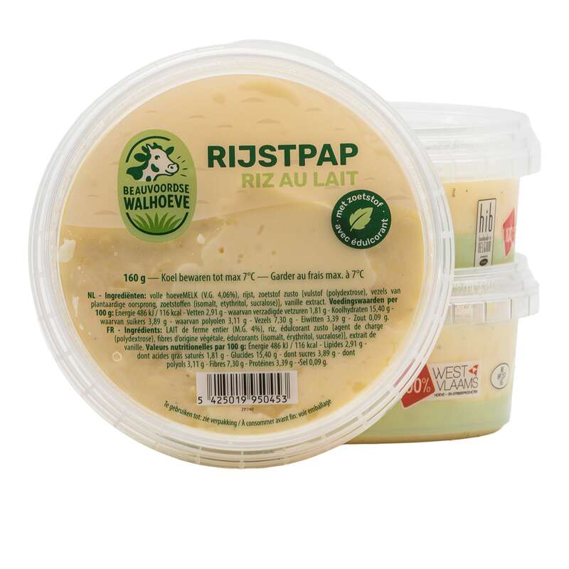 rijstpap zoetstof groep 