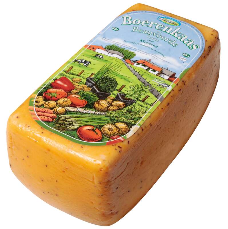 Boerenkaas met mosterd